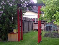 Recycled Wood Arbour