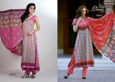 Star Classic Summer Lawn Vol 3 Collection 2012 By Naveed Nawaz Textiles