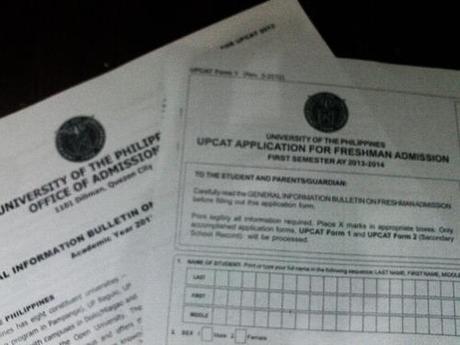 Here’s my Photocopied UPCAT FORM. The reason why it’s photocopied is that I don’t...