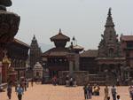 Looking over Durbar Square facing East