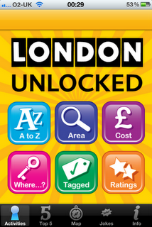 London Unlocked iPhone / iPad App and Guide Book