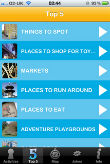 London Unlocked iPhone / iPad App and Guide Book, Top 5