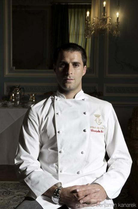 Christopher Hache Chef of Restaurant Les Ambassadeurs Hotel Crillon Paris