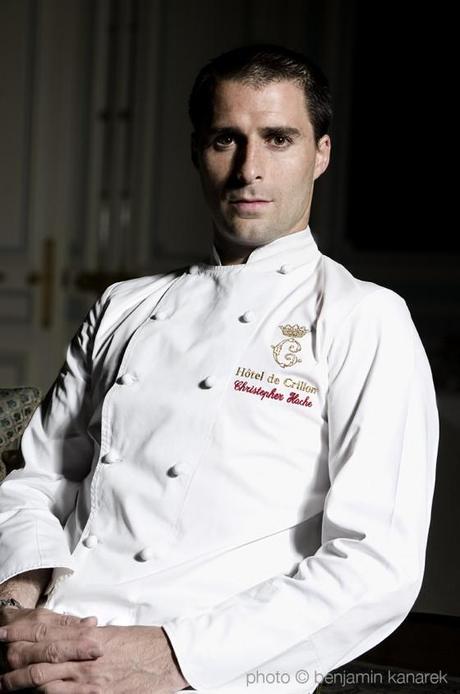 Christopher Hache Chef of Restaurant Les Ambassadeurs Hotel Crillon Paris