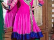 Latest Stylish Frock with Churidar Pajama 2012 Salwar Kameez