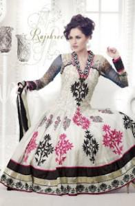 Latest Stylish Frock with Churidar Pajama 2012 And Salwar Kameez