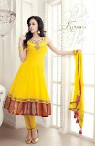 Latest Stylish Frock with Churidar Pajama 2012 And Salwar Kameez