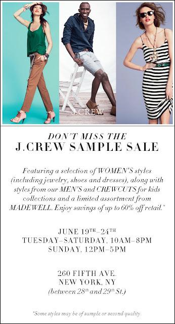 Shopping NYC | J. Crew Sample Sale