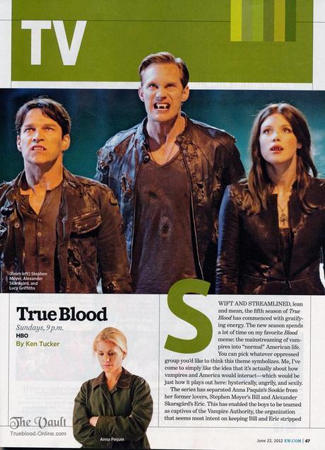 True Blood in EW – 5th Season Commences with Gratifying Energy