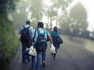 Mussoorie in a Rainy Day