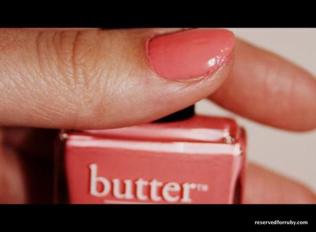 Butter London: Summery Coral Nails