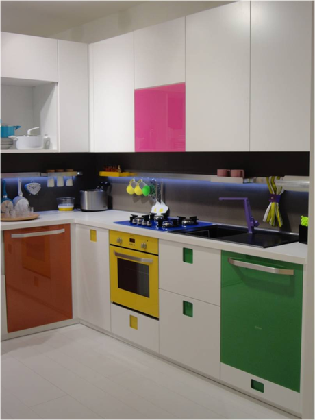 kitchen countertops, design trends, color blocking