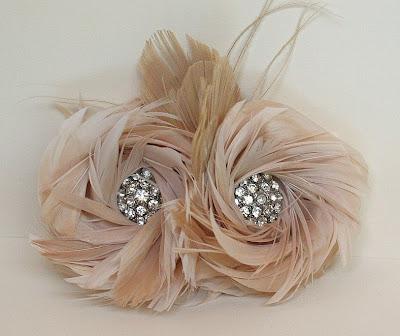 New Champagne Bridal Fascinator now Available