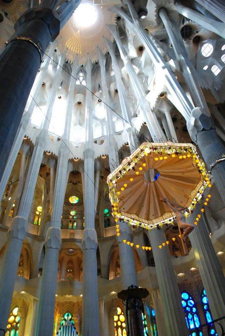 Inside of La Sagrada Familia