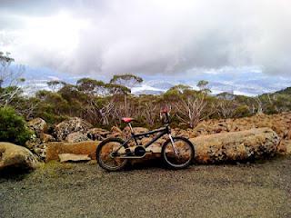 Ride up Mt Wellington