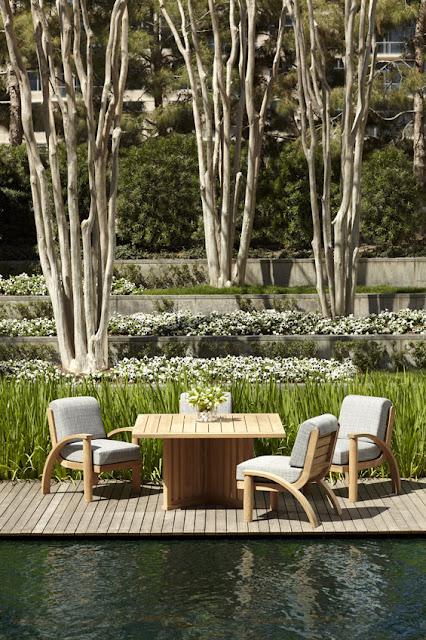 Sutherland + Rose Tarlow +Perennials  Collaborate for a stunning summer set up