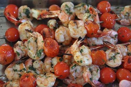 Grilled Jumbo Gulf Shrimp With Tomatoes & Chef Fabio Viviani