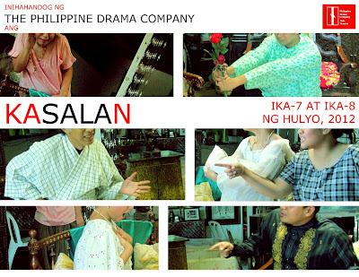 kaSALAn, a twinbill, from Naty Crame Rogers' Philippine Drama Company Sala Theater