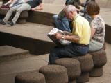 Serpentine Gallery Pavilion 2012 Herzog de Meuron Ai Weiwei Seated