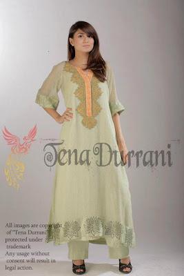 Tena Durani Eid and Party collection 2012 for women
