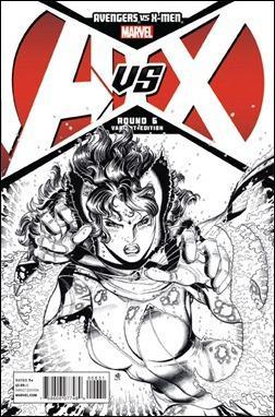 Avengers vs X-Men #6 cover Variant Bradshaw Sketch