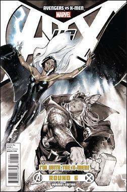 Avengers vs X-Men #6 cover Variant Team X-Men