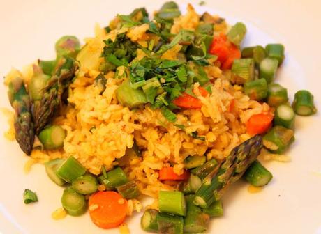 Indian Spiced Faux-Fried Rice, or “Khichdi”