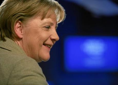 German Chancellor Angela Merkel won't commit to using ESM bailout funds to buy indebted nations' bonds.