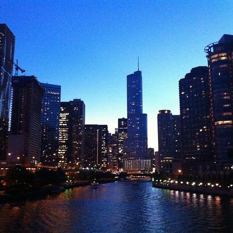 Chicago Skyline at Night