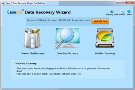 EaseUS Free Data Recovery Software