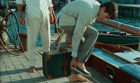 Purple Noon: Alain Delon Tailored in Summer-Weight Gray Purple Noon: Alain Delon Tailored in Summer-Weight Gray