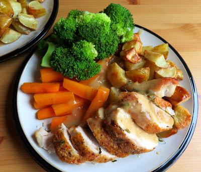 Roast Chicken, with Mini Roasts and Sides