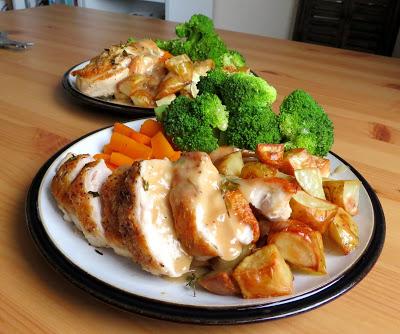 Roast Chicken, with Mini Roasts and Sides