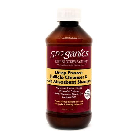 Groganics Deep Freeze Follicle Cleanser & Scalp Absorbent Shampoo 8 fl.oz (237ml)