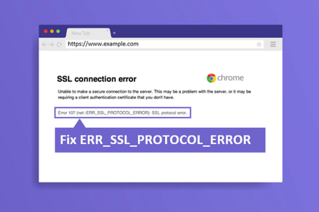 Fix ERR_SSL_PROTOCOL_ERROR on Google Chrome