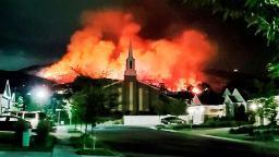 Evacuations ordered after fireworks spark wildfire in Utah