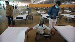 A 10,000-bed Covid-19 facility is set to open in India A 10,000-bed Covid-19 facility is set to open in India