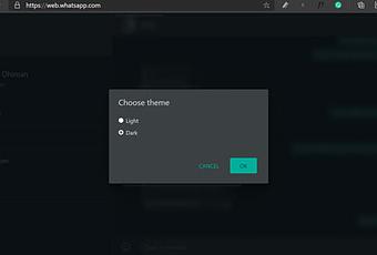 How to Enable Dark Theme in WhatsApp for Web - Paperblog