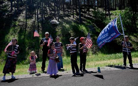 Trump at Mount Rushmore as COVID-19 cases escalate