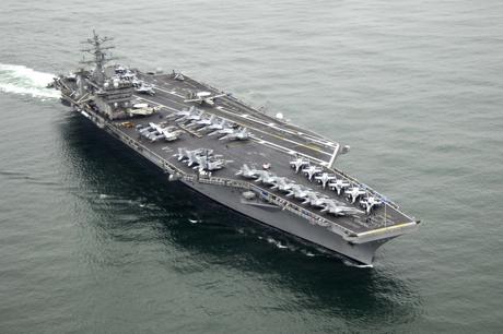 two-american-aircraft-carriers-in-exercises-in-the-south-china-sea