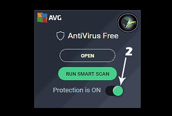 disable avg antivirus