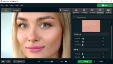 PhotoDiva Pro Sharpen and Blur