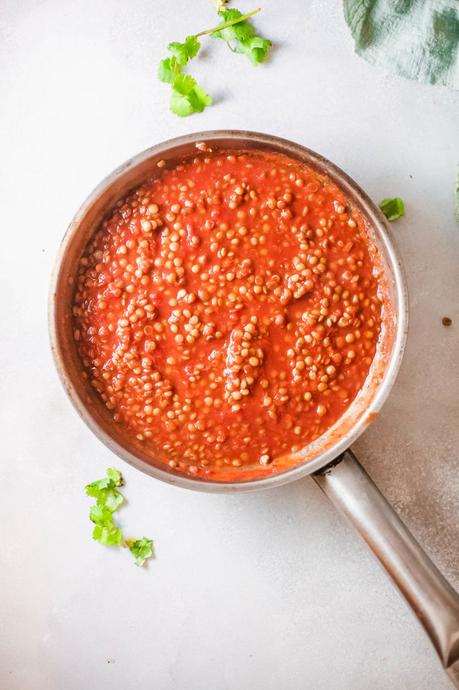 Vegan Bolognese with Lentils