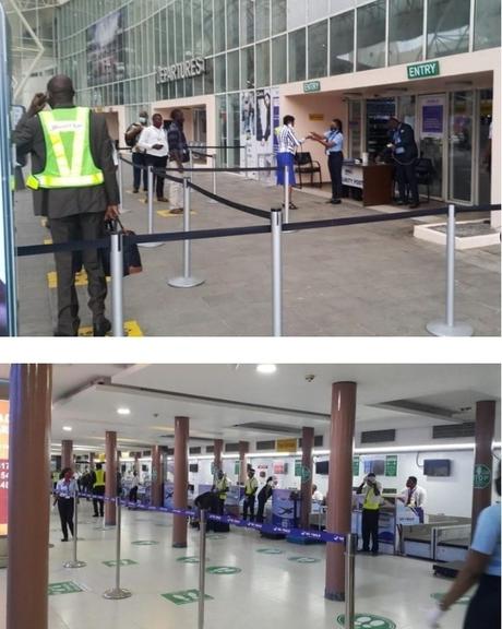 Terminal empty, passengers low as Lagos airport reopens (PHOTOS)