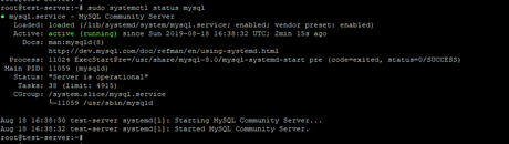 mysql status debian 10 Linux Concept - mysql status debian 10