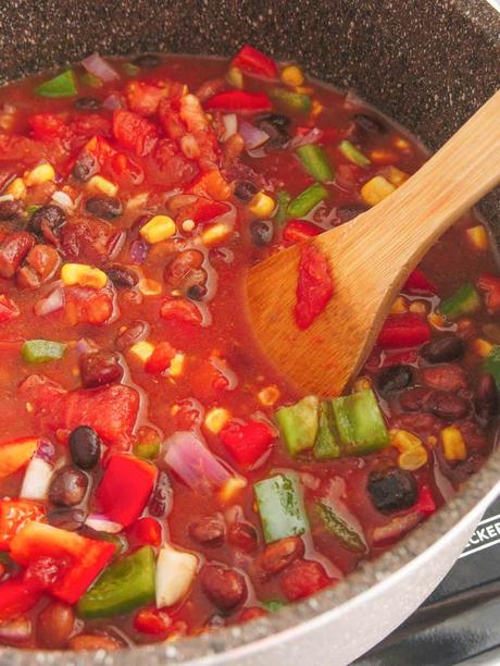 The Best Instant Pot Vegetarian Chili EVER!