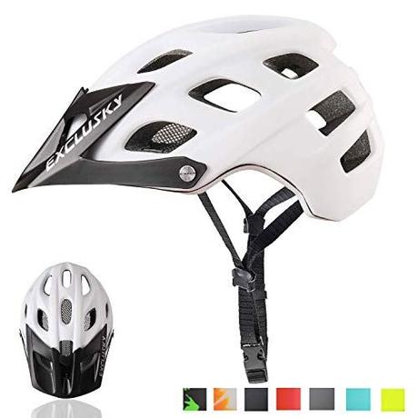 Exclusky Mountain Bike Helmet MTB Bicycle Cycling Helmets for Adult Women and Men CPSC Certified