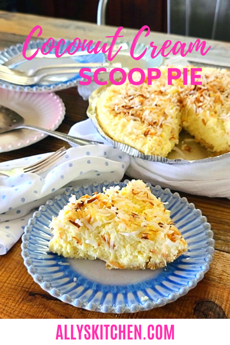 coconut cream scoop pie