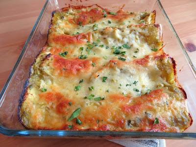 Green Chili Chicken Enchiladas