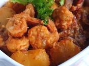 Prawns Sambal with Potatoes